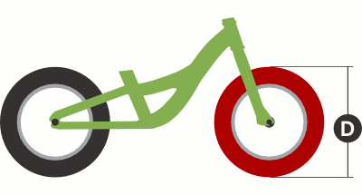 16 inch bike wheel size